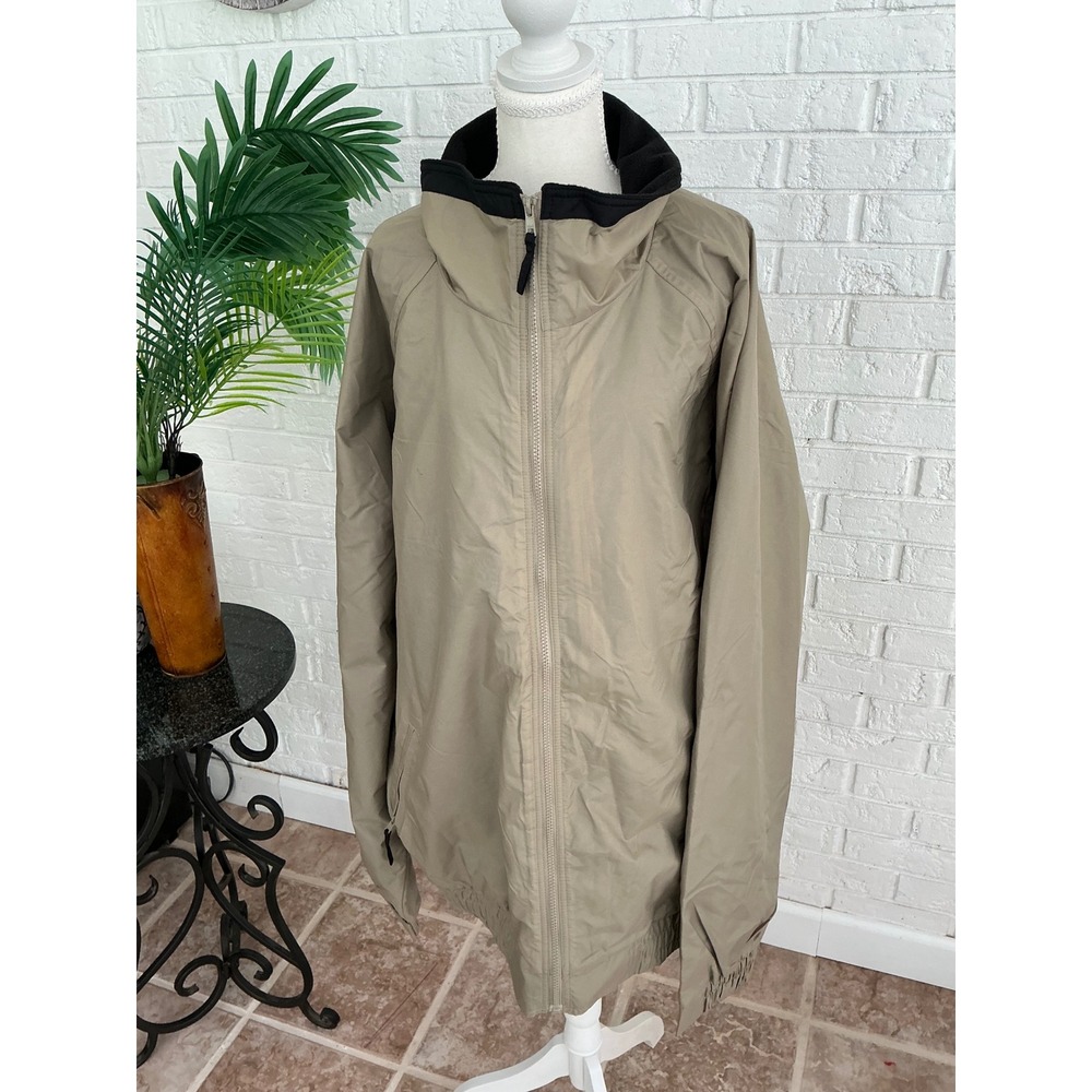 Port Authority Challenger Jacket Mens 3XLT Tan Fleece Lined Windbreaker